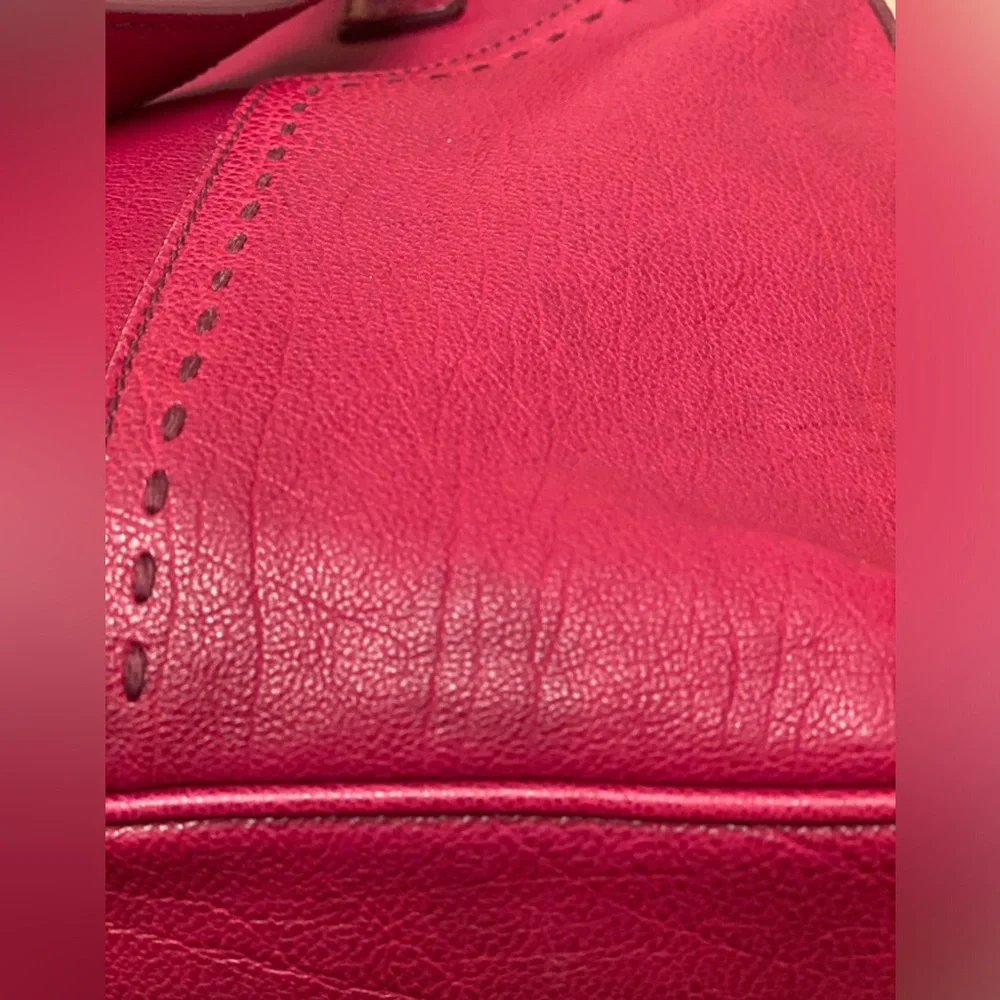YSL bowling style leather bag